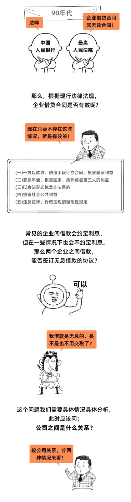 企业之间借款，可以签订无息借款的协议吗？这是我见过最好的回答！