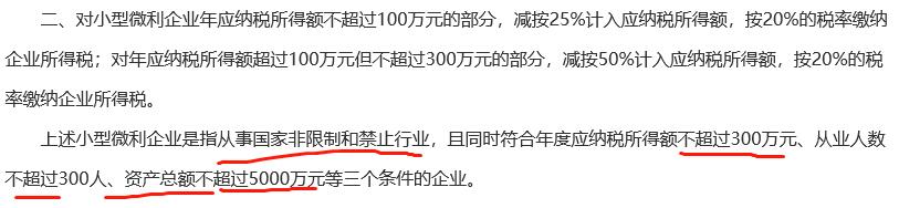 小型微利企业，千万要提前筹划好