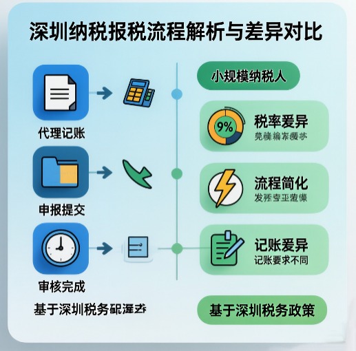 深圳一般纳税人代理报税记账全流程解析与小规模纳税人差异对比